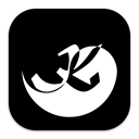 K YinYang Black icon